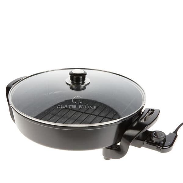 Curtis Stone DuraPan 14" Electric Skillet with Removable Divider